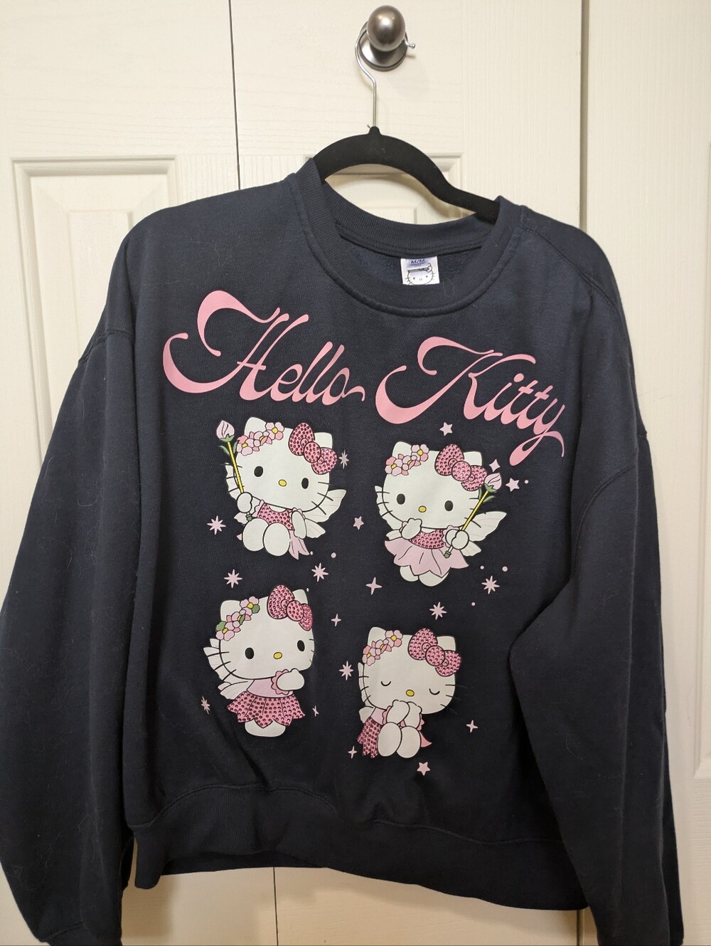 Hello Kitty Black and White Label Tee